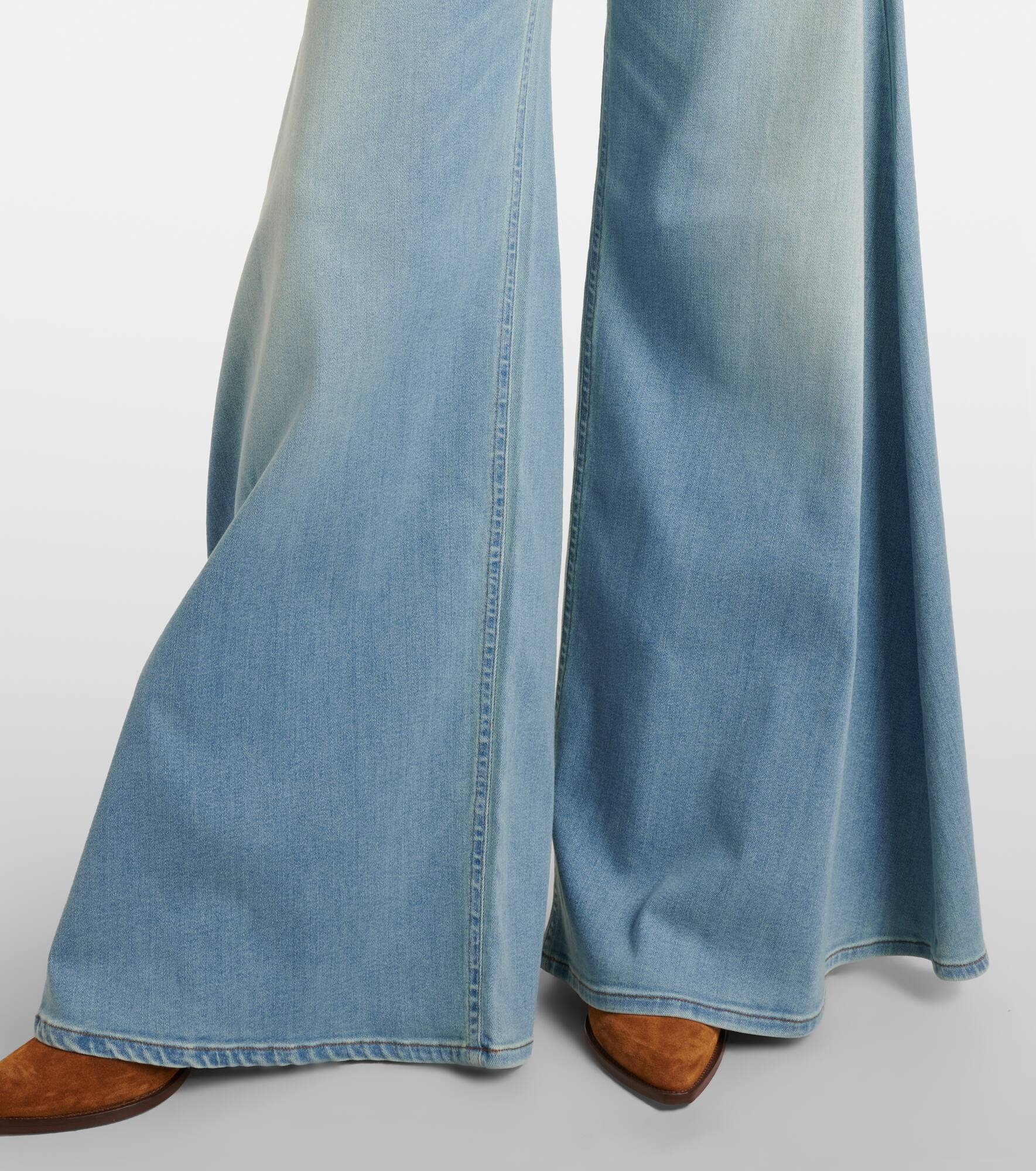 Amari high-rise wide-leg jeans - 5