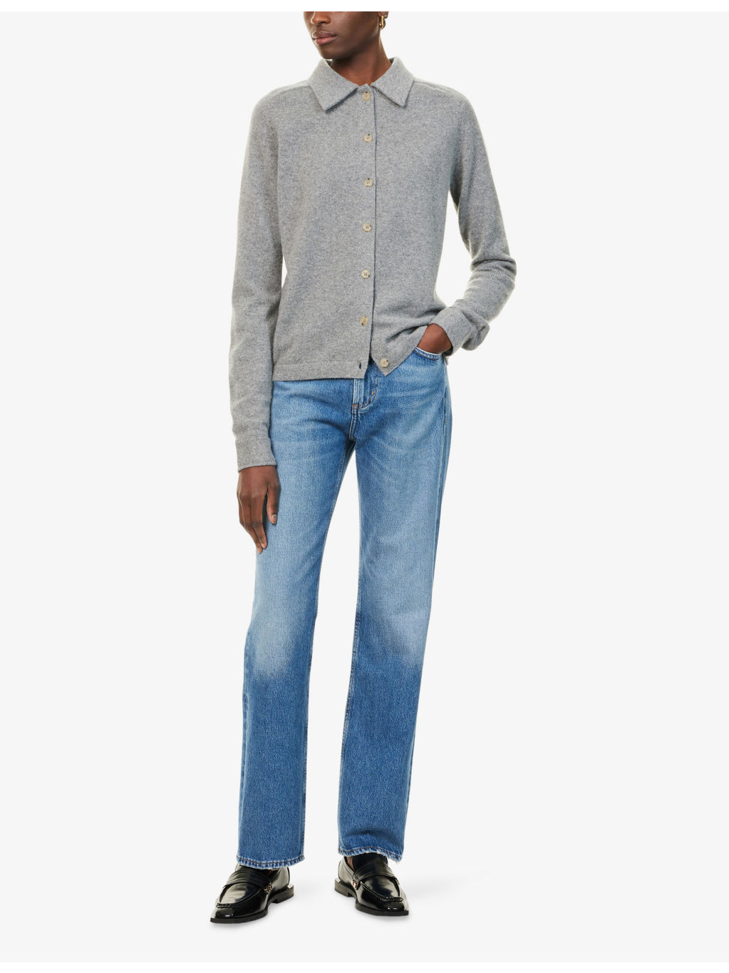 Zurie Straight-Leg Denim Jeans - 2