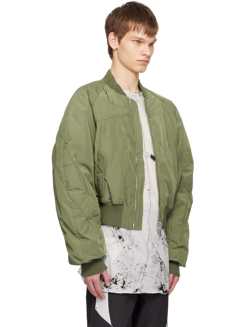 SSENSE Exclusive Green Tranquil Bomber Jacket 2