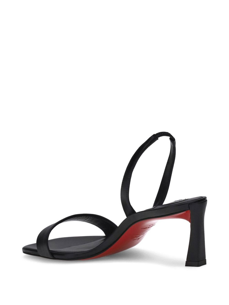 Christian Louboutin 55mm slingback leather sandals outlook