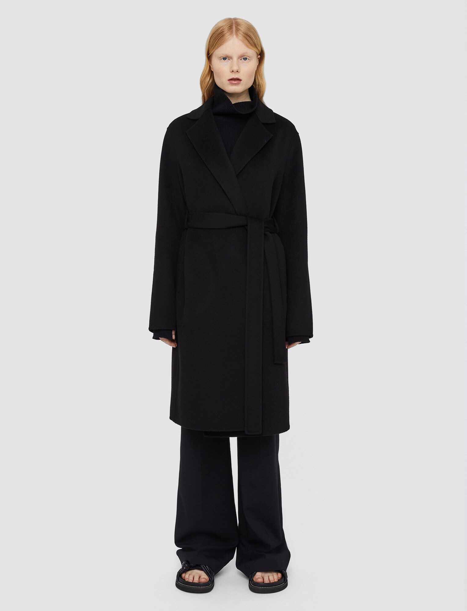 JOSEPH Double Face Cashmere Cenda Long Coat | REVERSIBLE