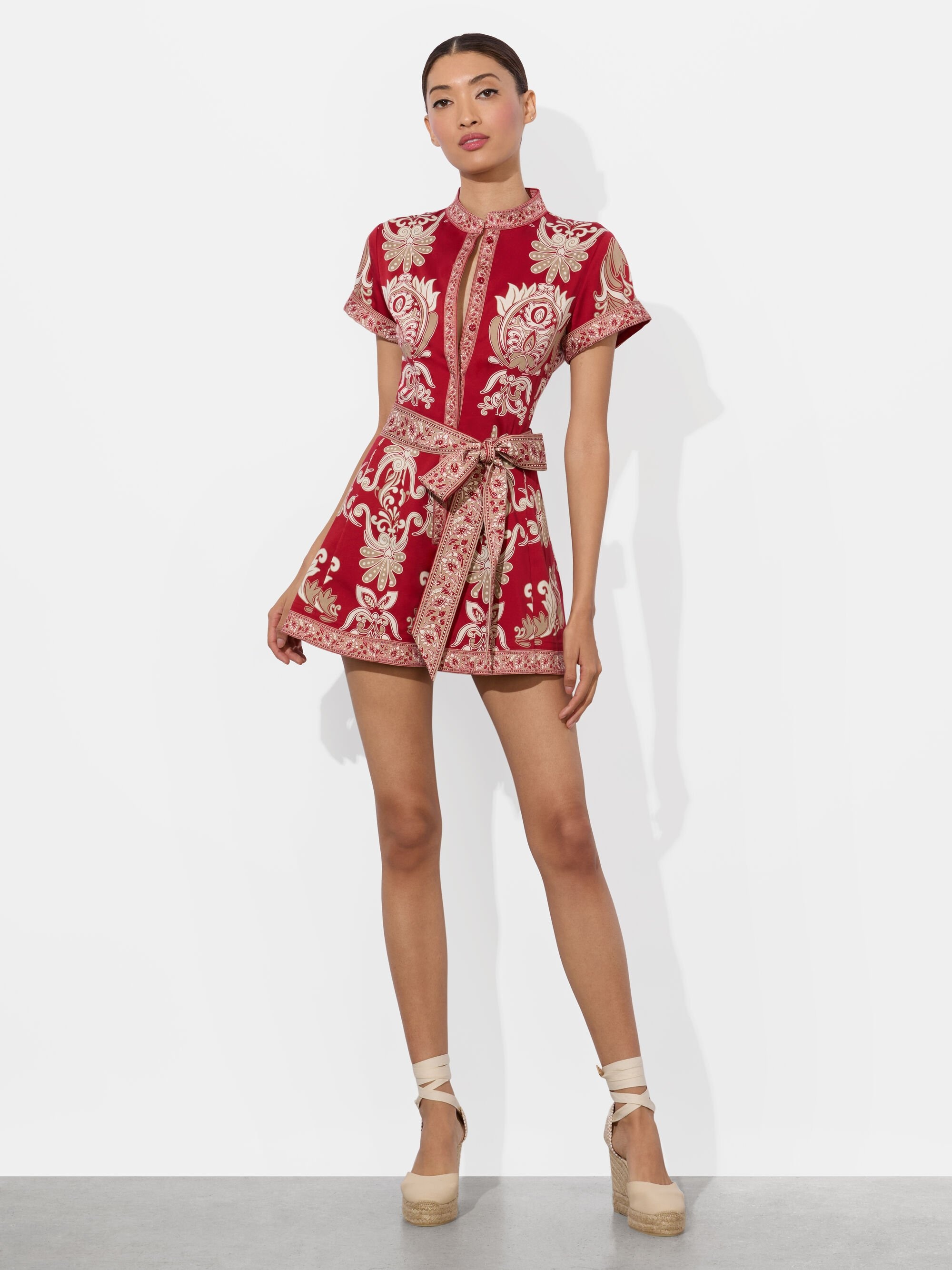 LUCY BUTTON DOWN ROMPER - 2