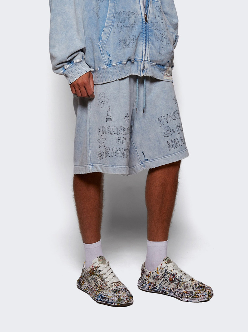 Maison MIHARAYASUHIRO "peterson 23" Og Sole Sputtering Low-top Sneaker White outlook