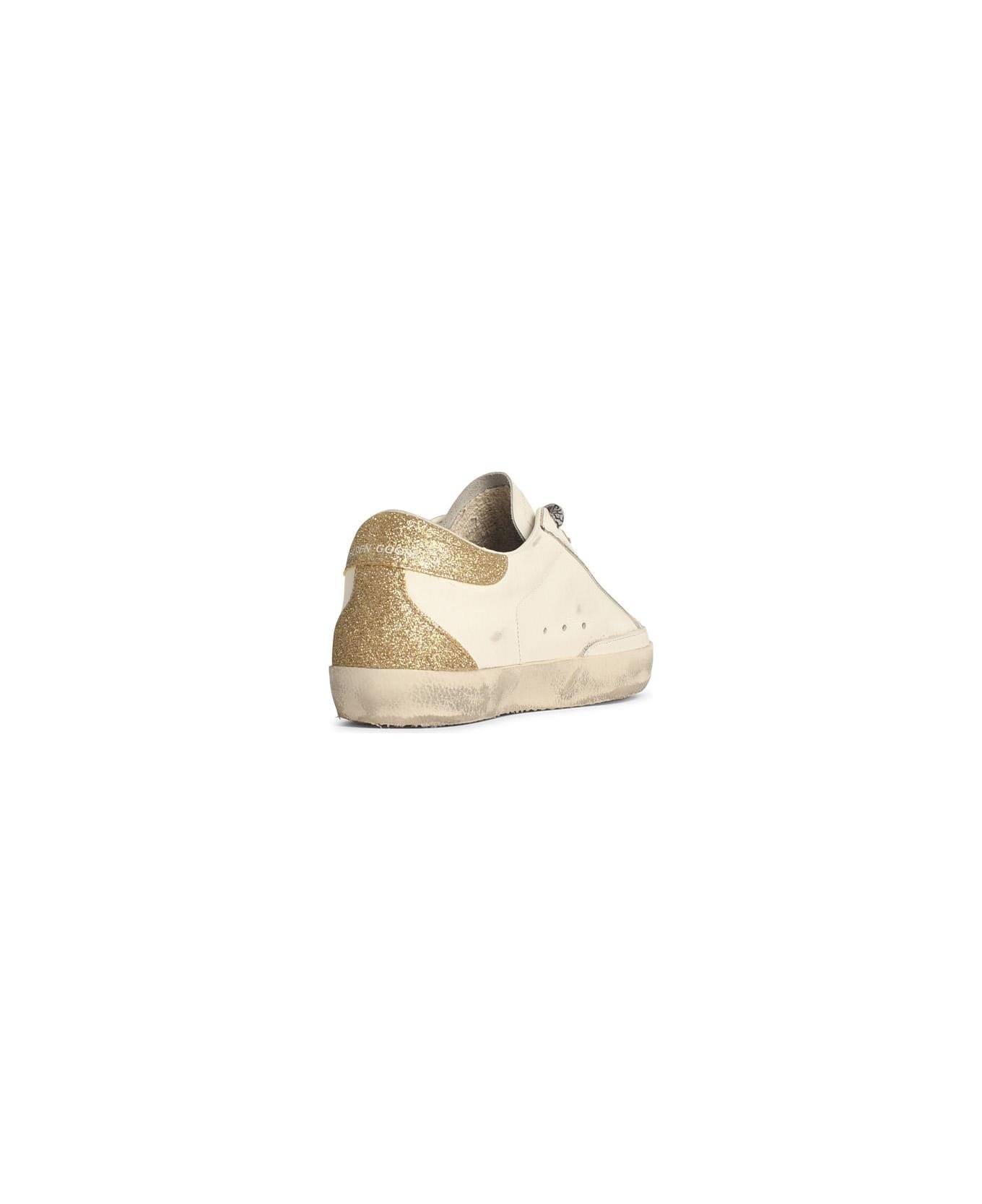 White Leather Sneakers - 3