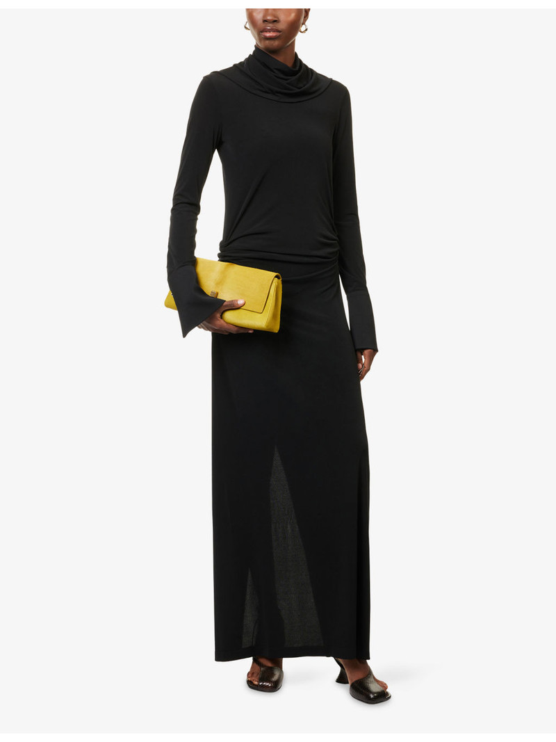 DARKPARK Filipa Cuff Stretch-Jersey Maxi Dress outlook