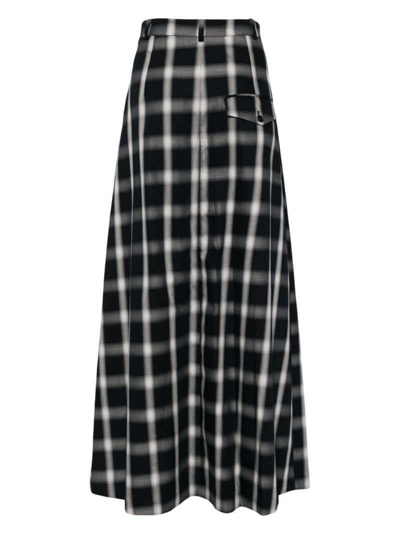 pushBUTTON checked pants outlook