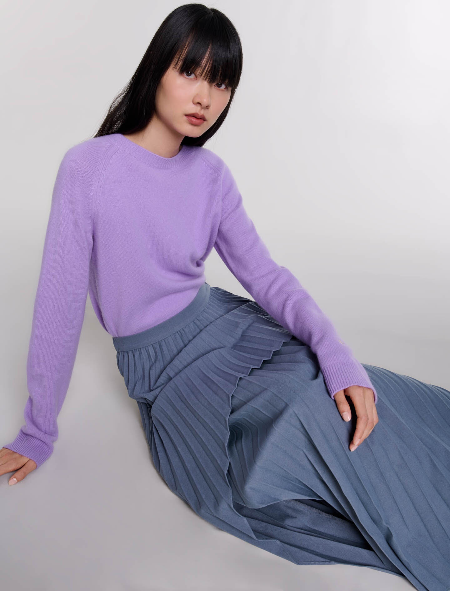 Asymmetrical pleated skirt - 7