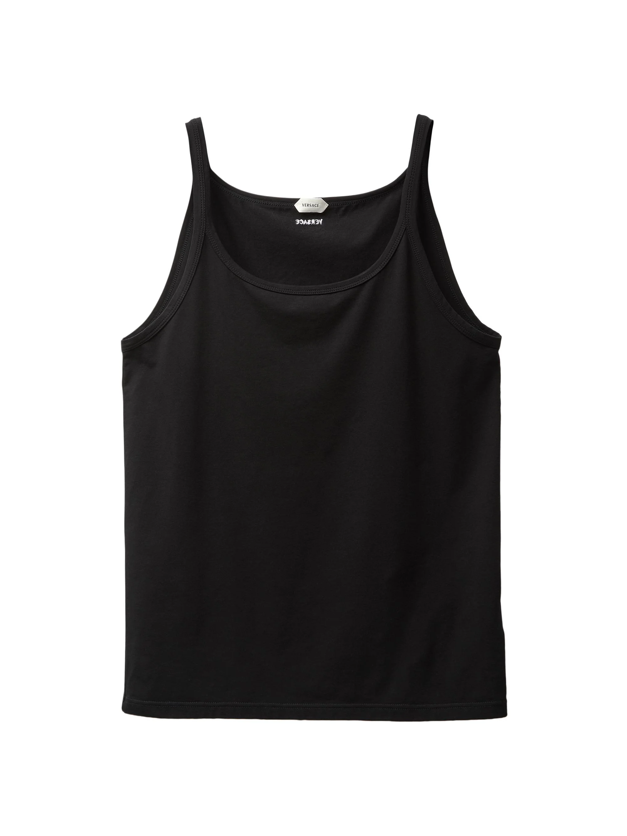 Men's Cotton Jersey Tank - Black - 1