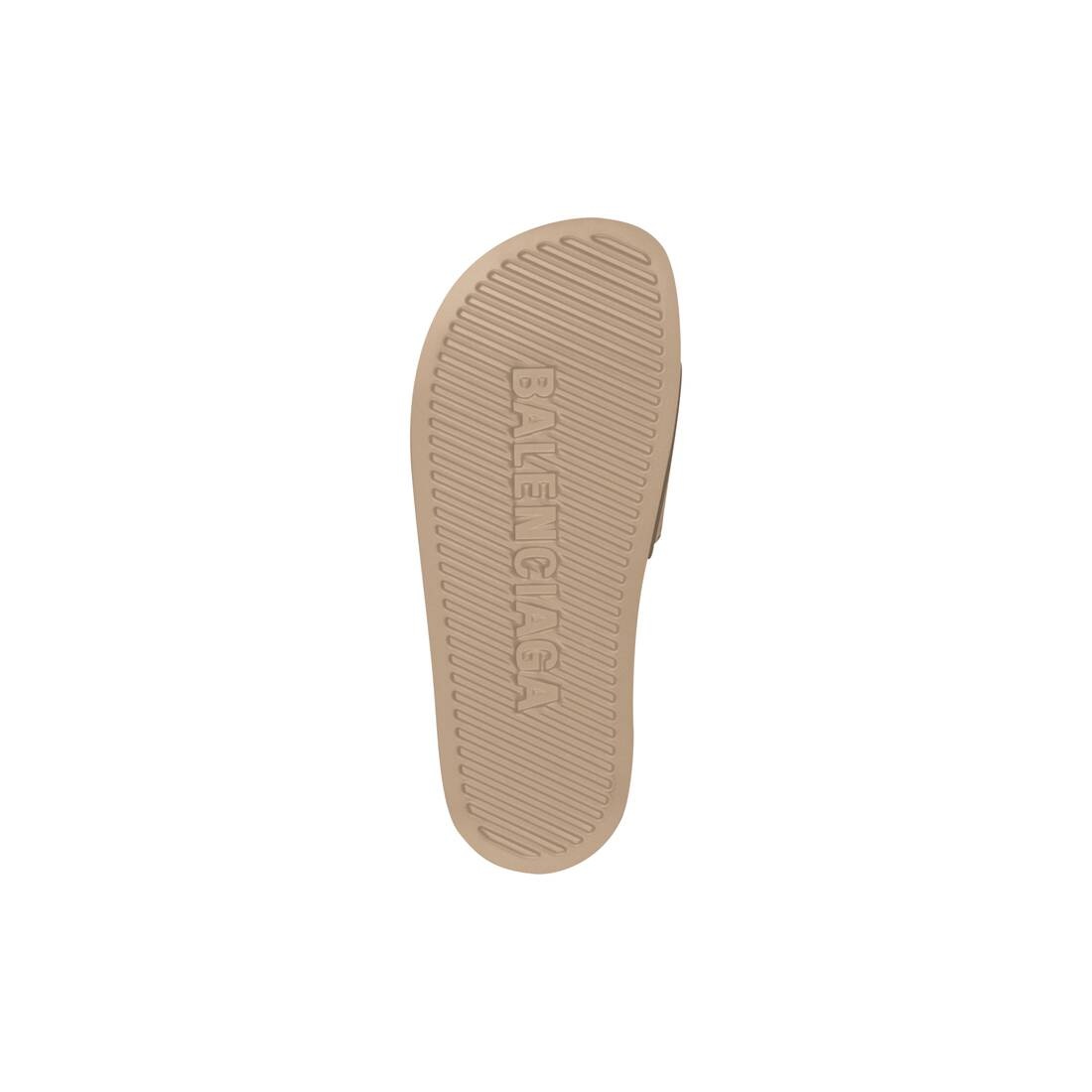 Men's Pool Slide Sandal in Beige - 6