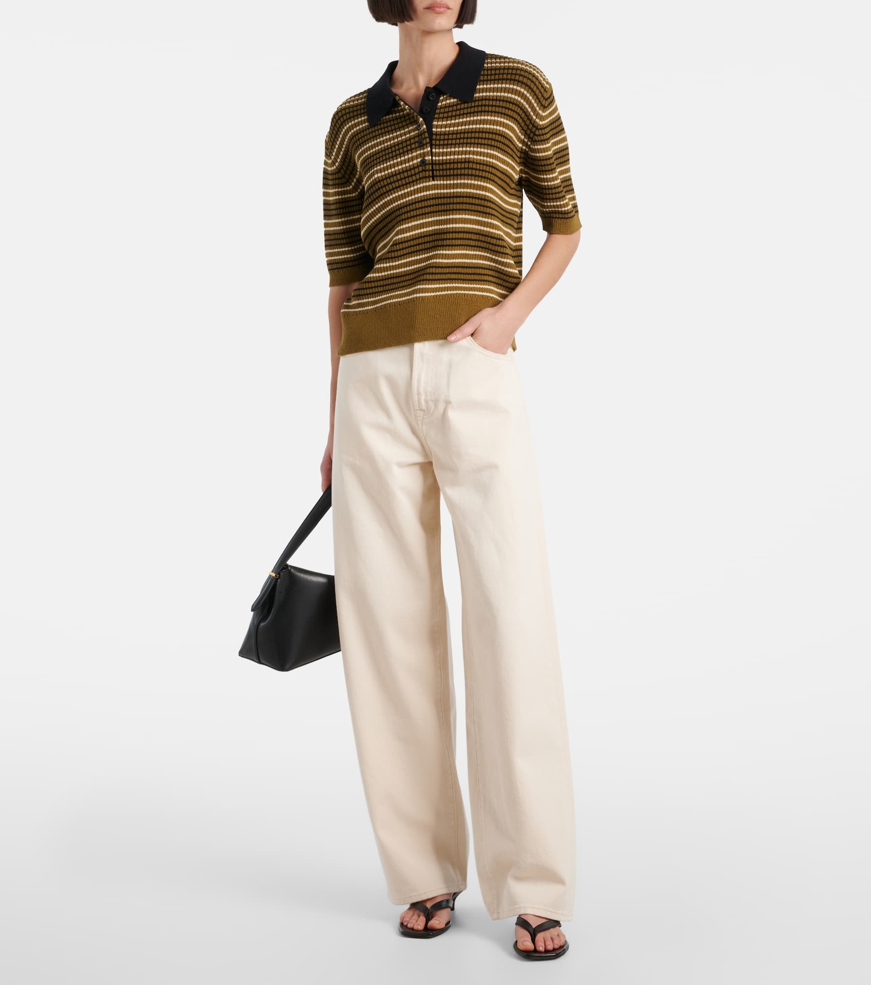 High-rise wide-leg jeans - 2
