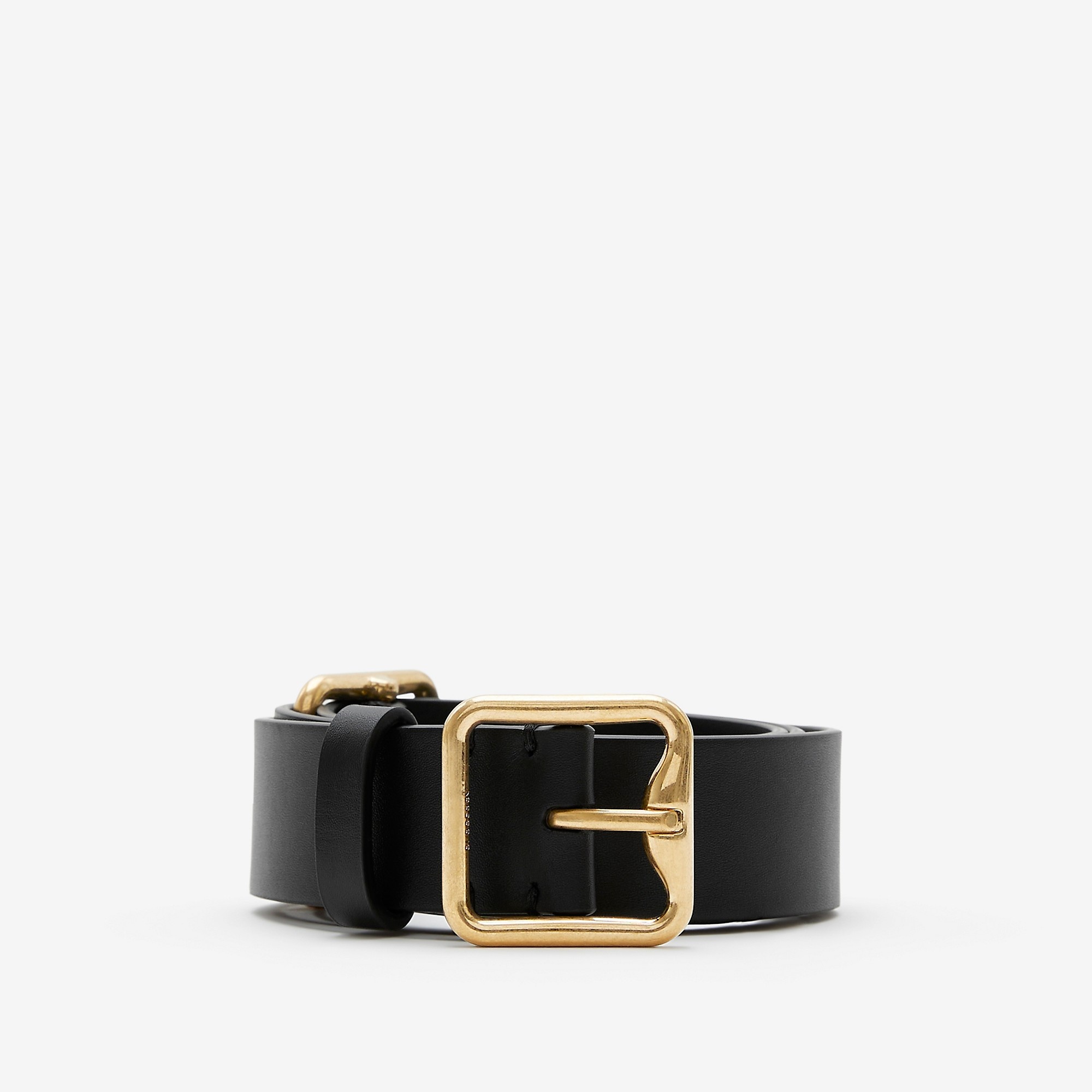 Leather Double B Buckle Belt - 1