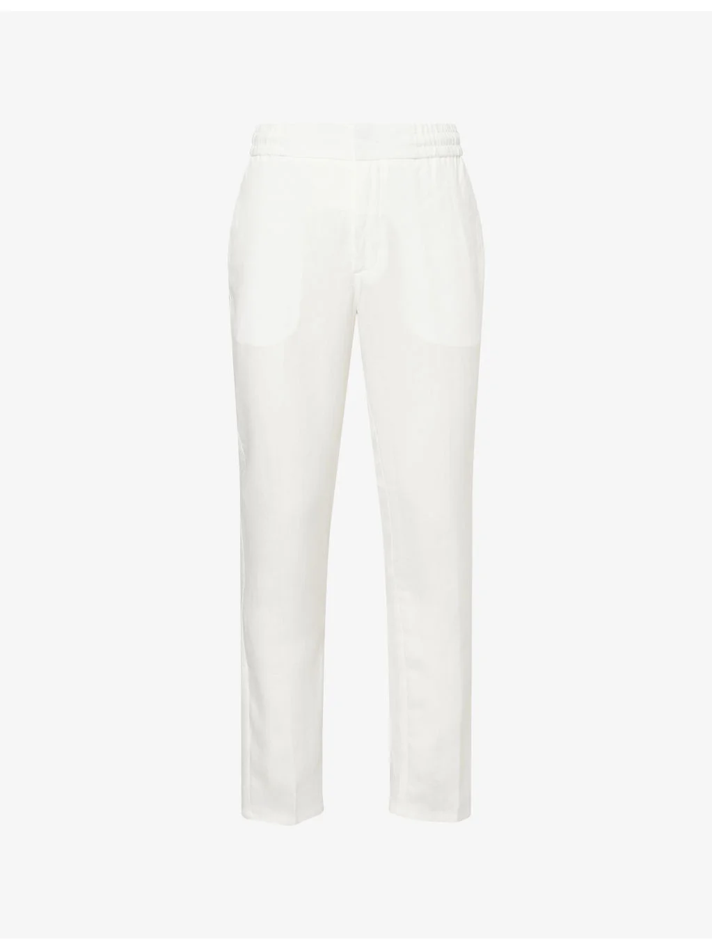 Cornell Tapered-Leg Linen Trousers - 1