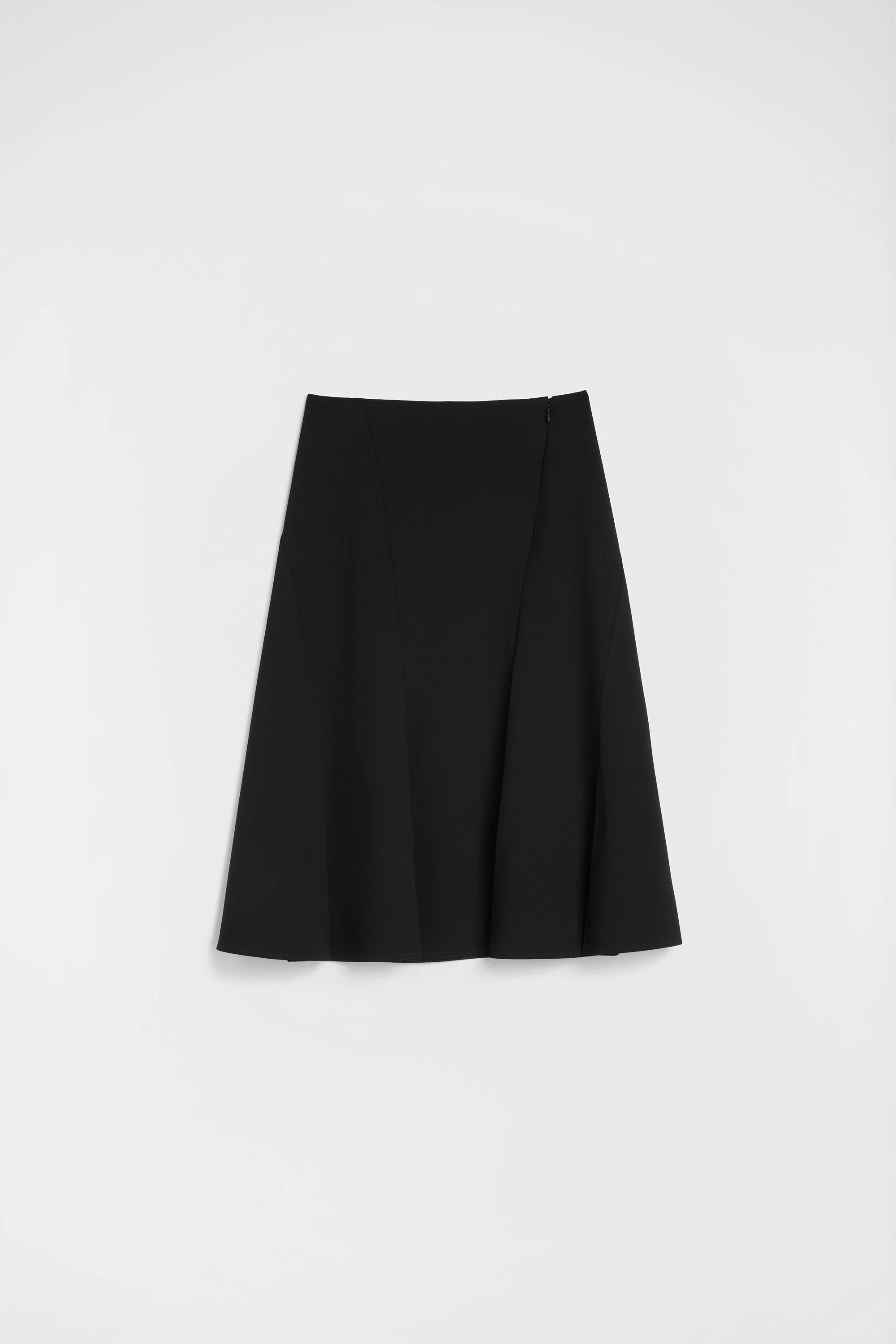 Wool Sablé Skirt - 1