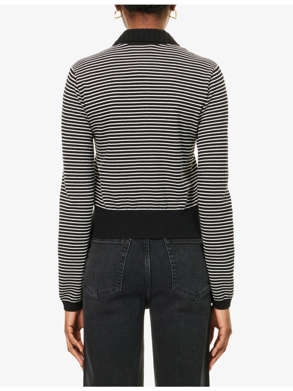 Graduate Striped Cotton-Knit Polo Jumper - 4