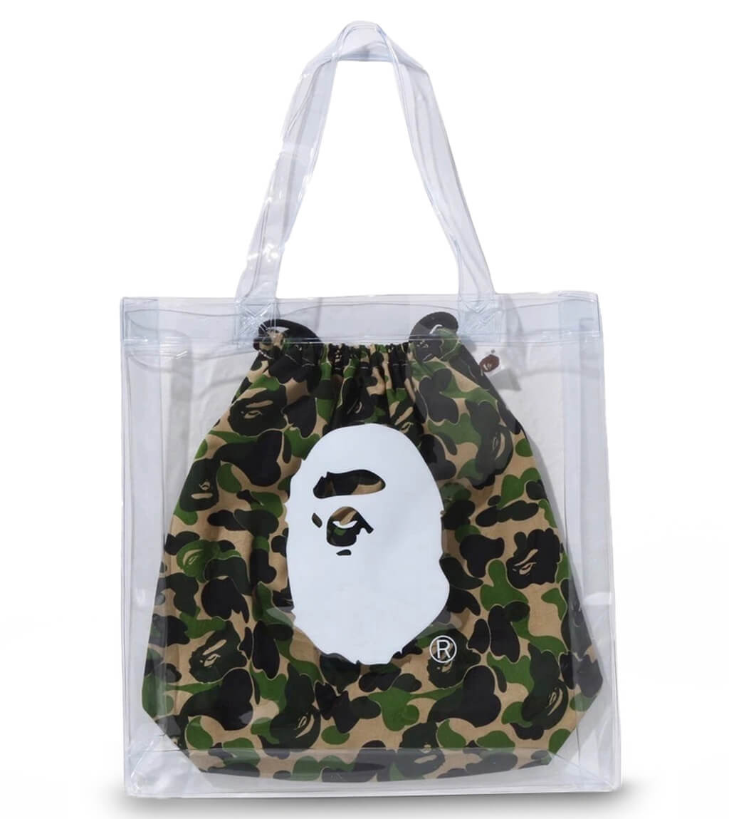 ABC CAMO CLEAR TOTE BAG - GREEN - 1