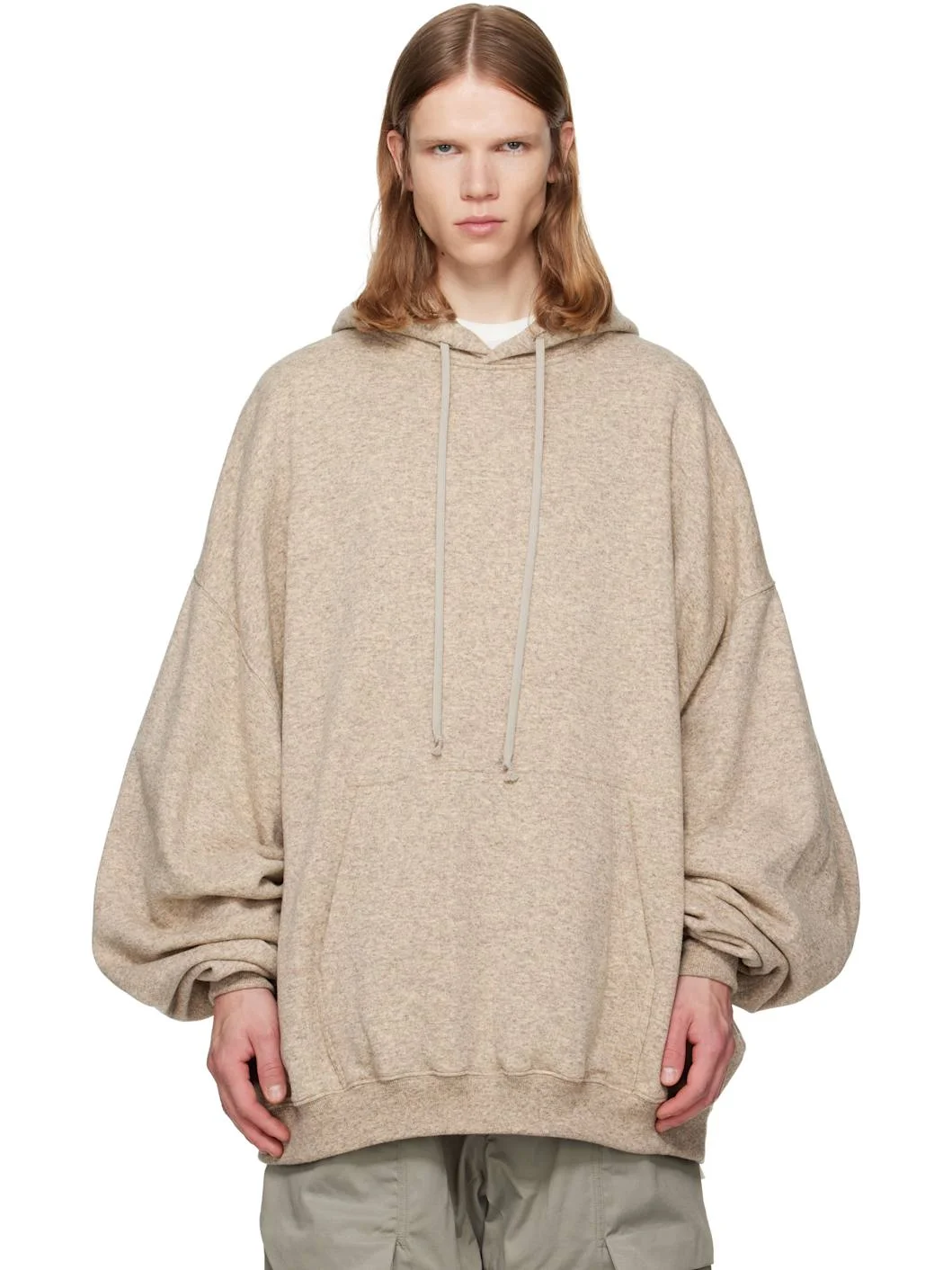 Beige Tower Hun Hoodie - 1