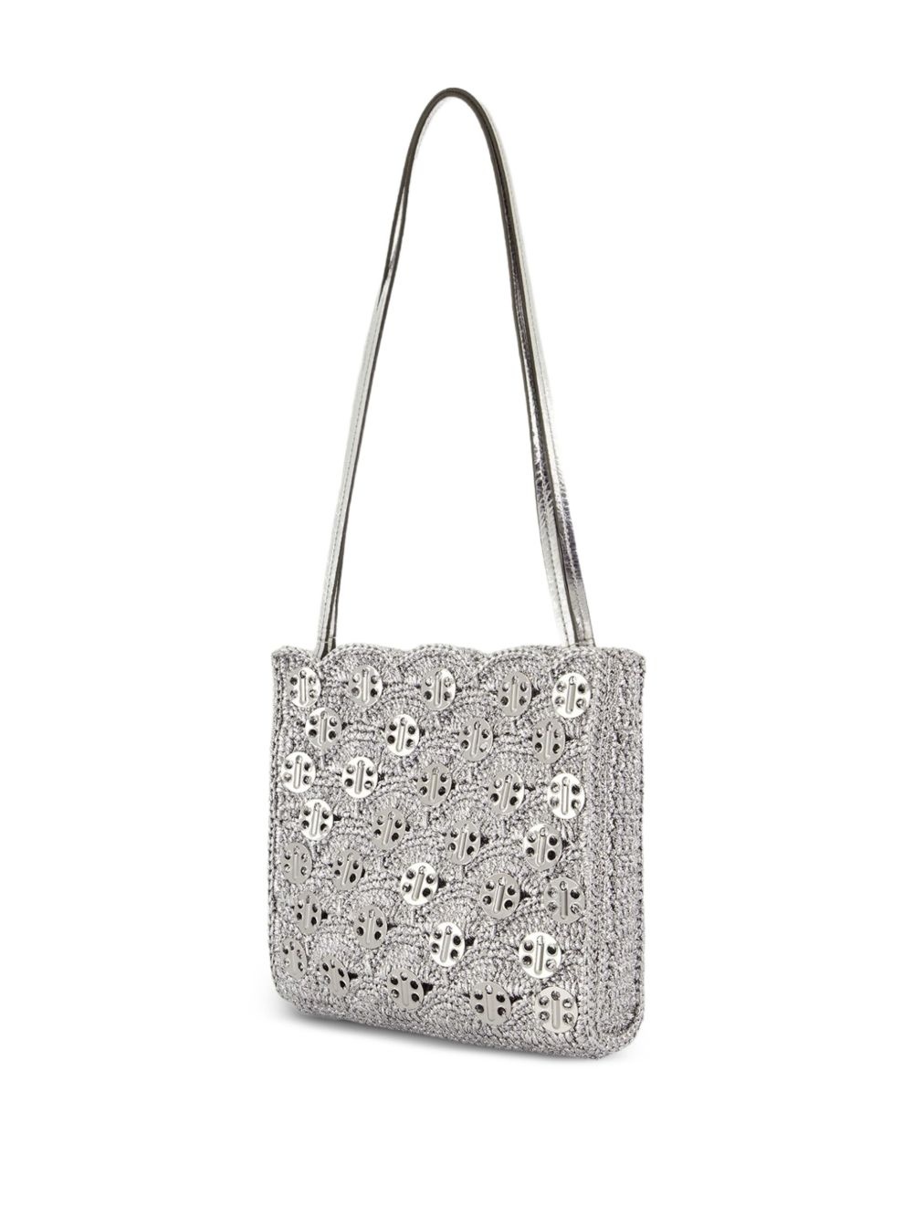 scalloped-edge metal-detail shoulder bag - 3