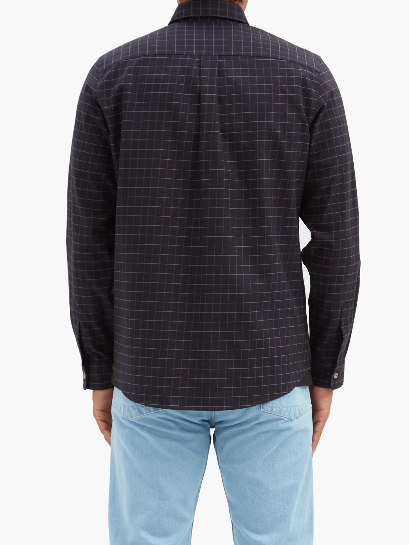 Vico checked cotton-twill shirt - 5