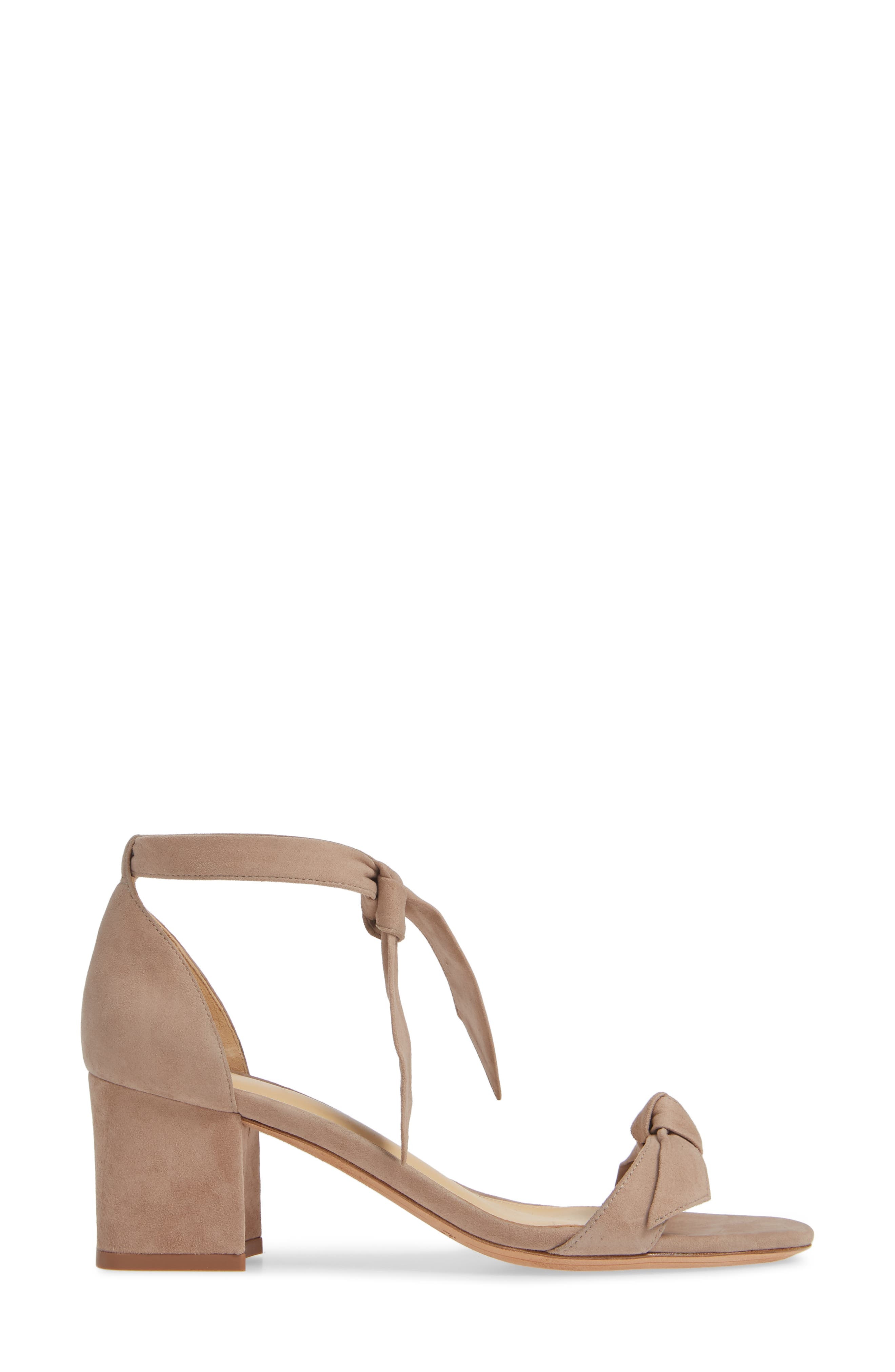 Alexandre Birman Clarita Block Heel Sandal in Cameo Suede at Nordstrom - 3