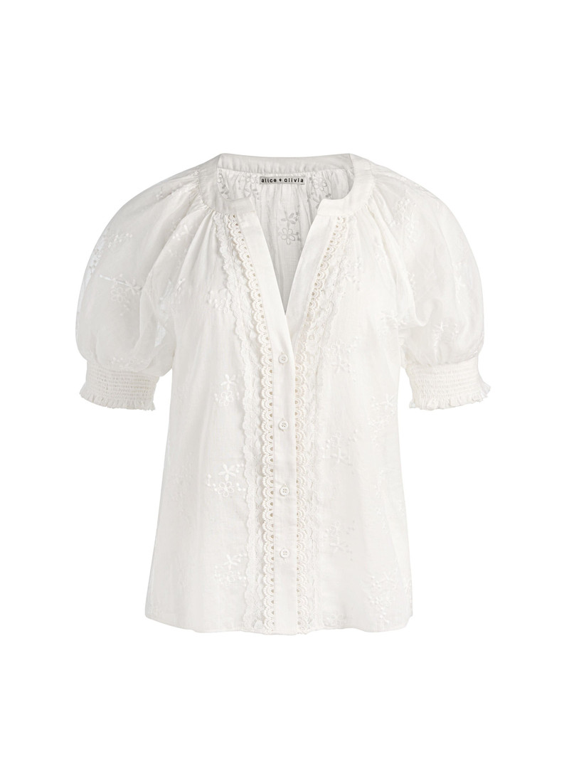 THALIA BUTTON DOWN BLOUSE 1