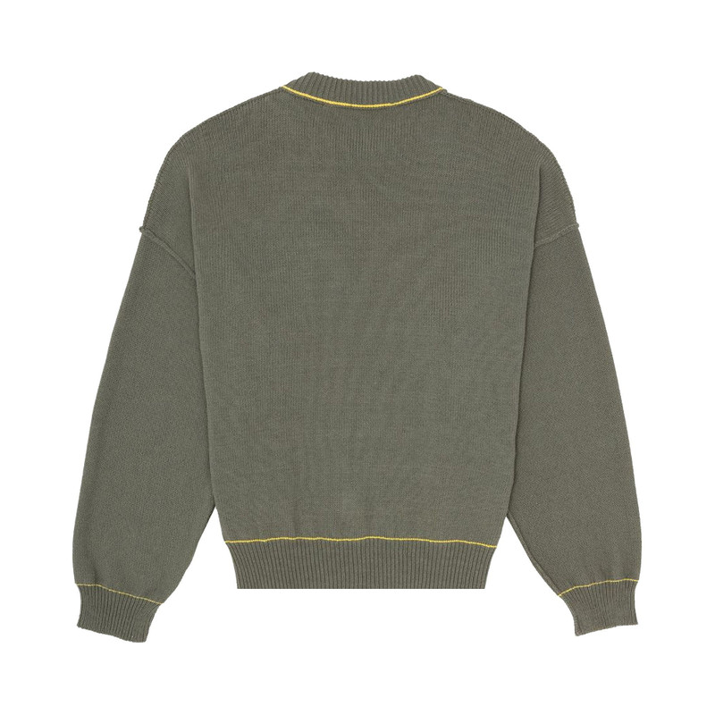 Palm Angels Palm Angels Burning Head Sweater 'Yellow' outlook