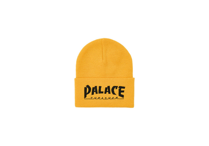 PALACE THRASHER BEANIE YELLOW - 1