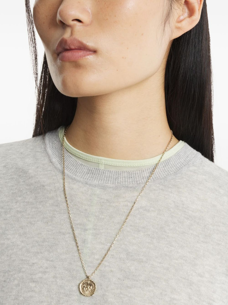 Maison Kitsuné fox pendant necklace outlook