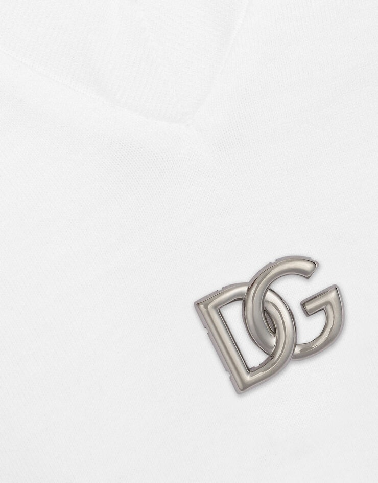 Jersey T-shirt with DG logo and knot detail - 3