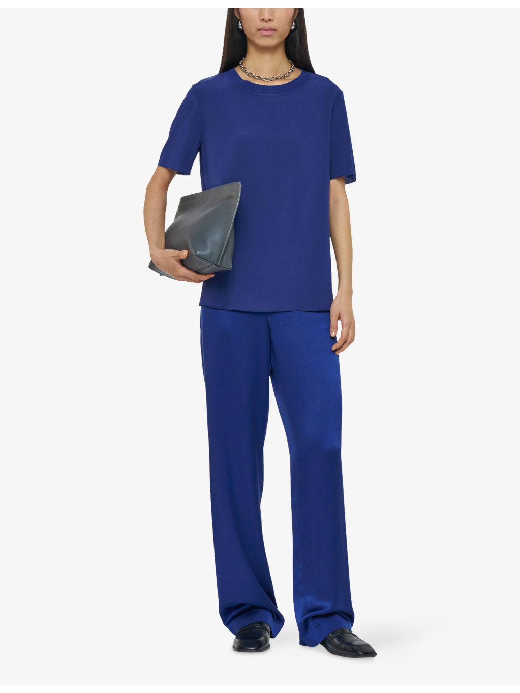 Rubin Regular-Fit Silk-Crepe T-Shirt - 2