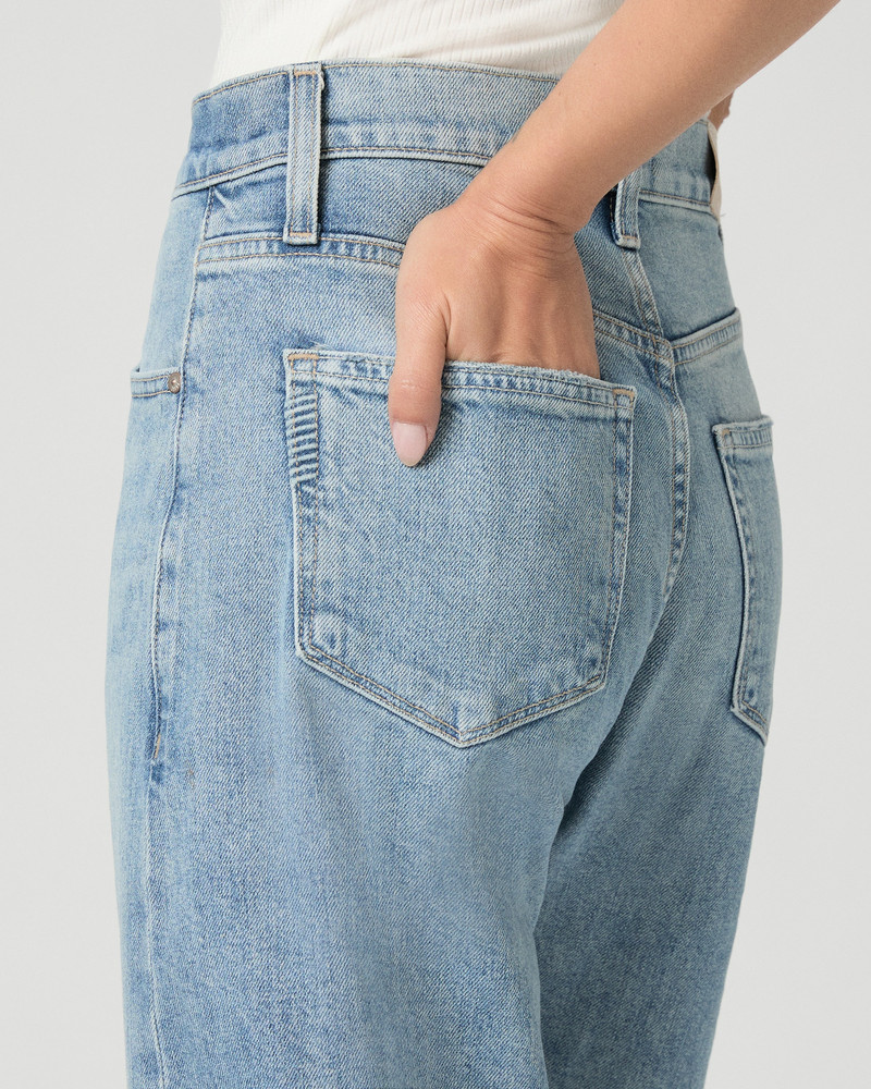 Arellia Ankle Petite Barrel Leg Jean 5