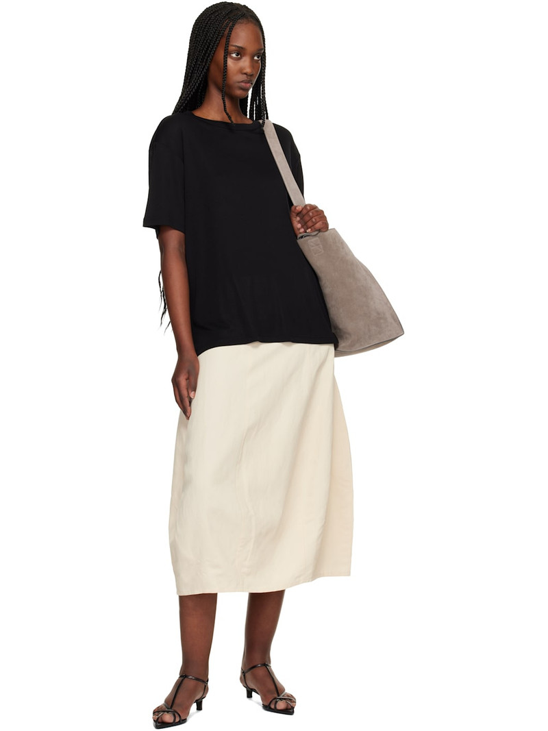 Studio Nicholson Beige Orcha Midi Skirt outlook
