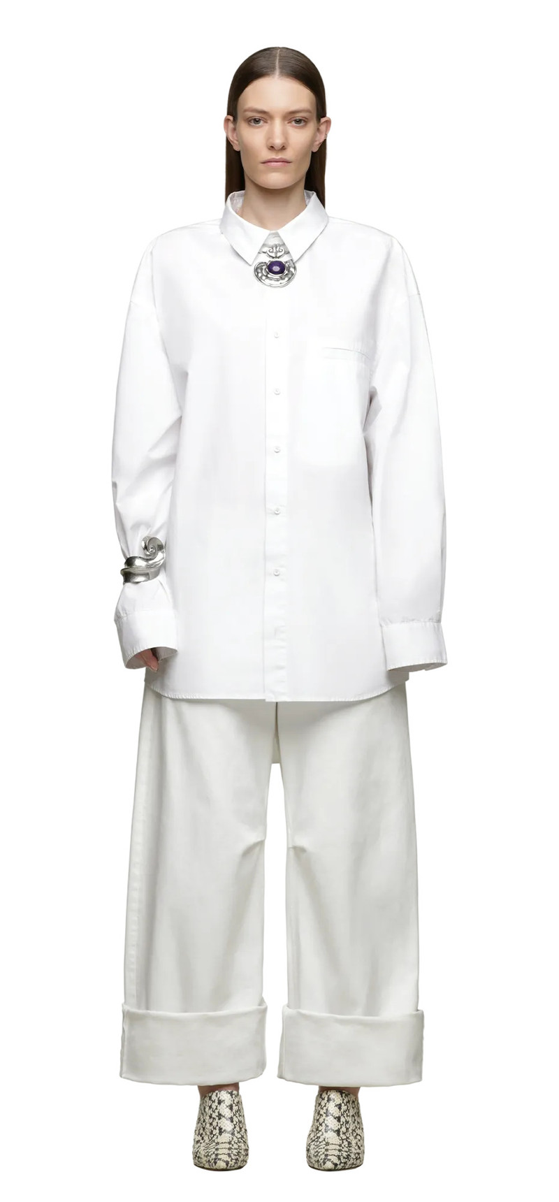 entire studios GIANT SHIRT WHITE outlook