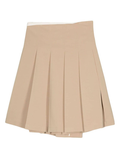 LOW CLASSIC pleat-detail wrap skirt outlook