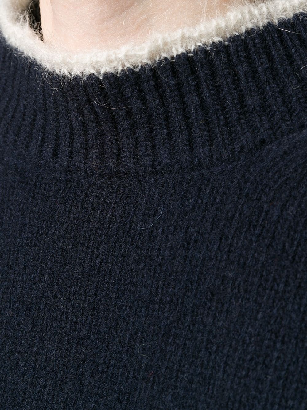 contrast trim jumper - 5