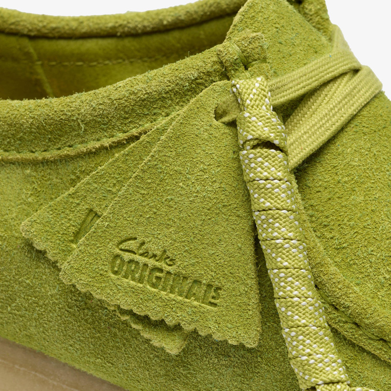 Wallabee Lime Suede 8