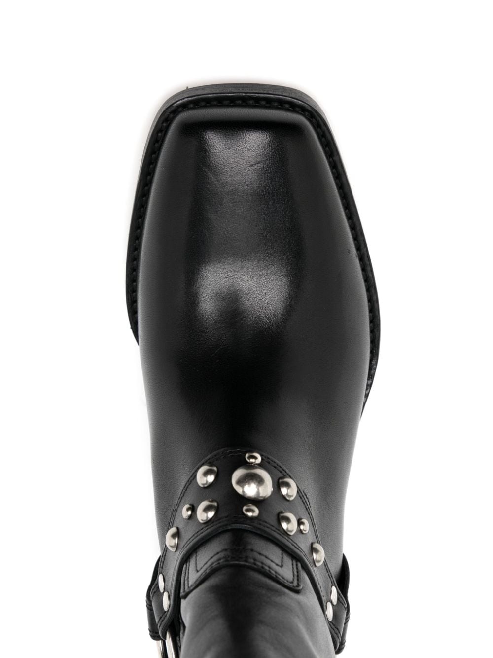 45mm leather boots - 4