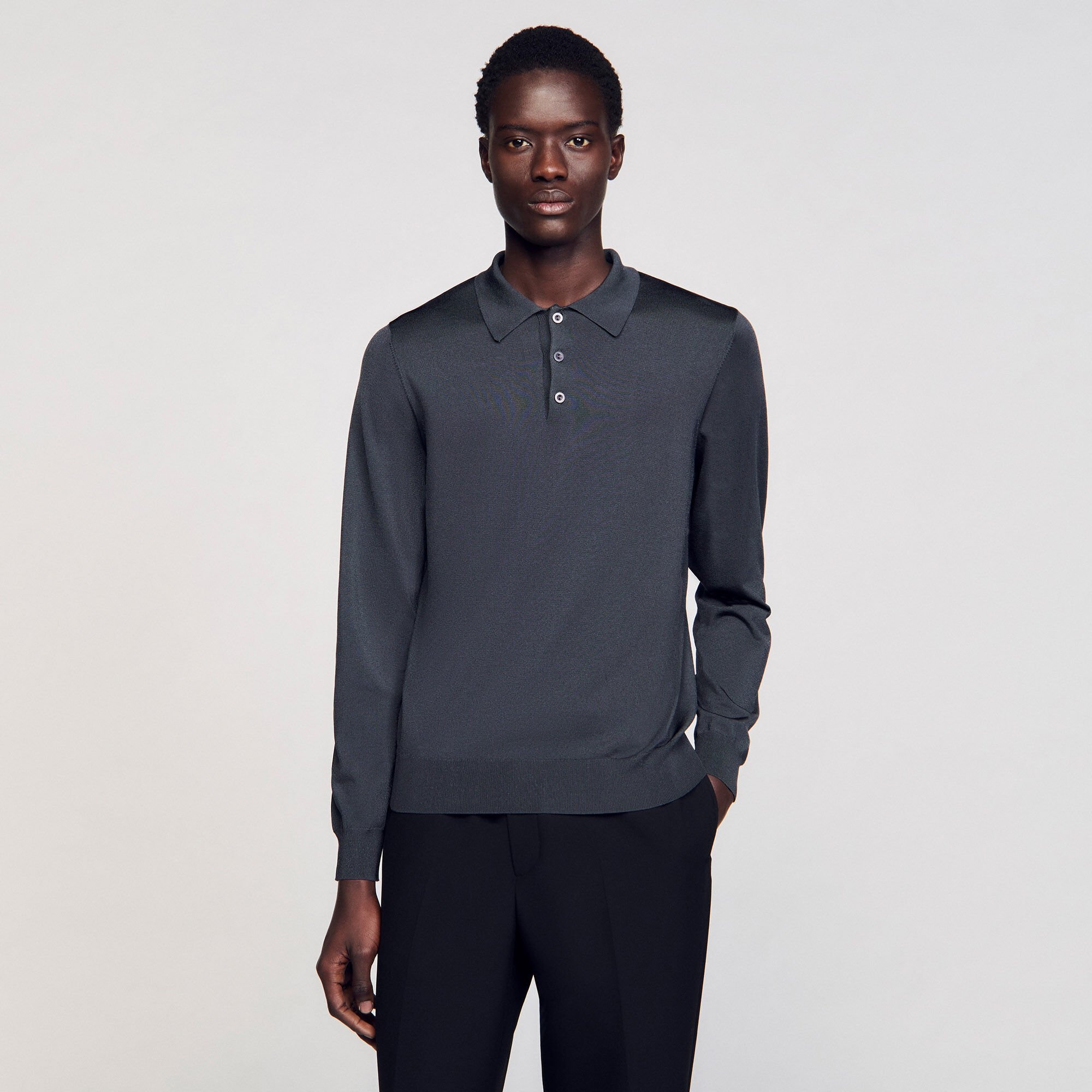 RIBBED POLO SHIRT - 4