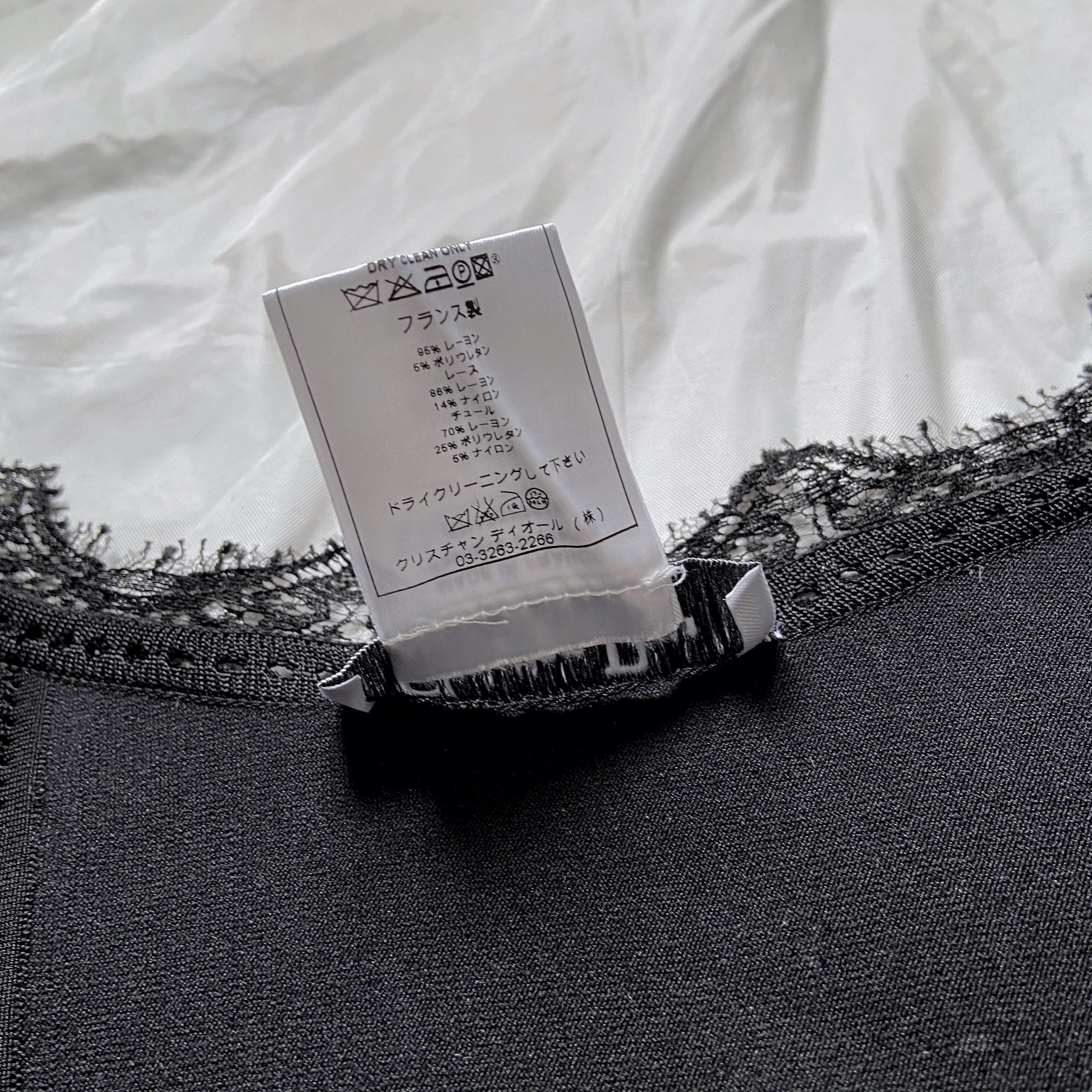 Dior Galliano Spring 2005 Black Bondage Lace Trim Corset Top - 13