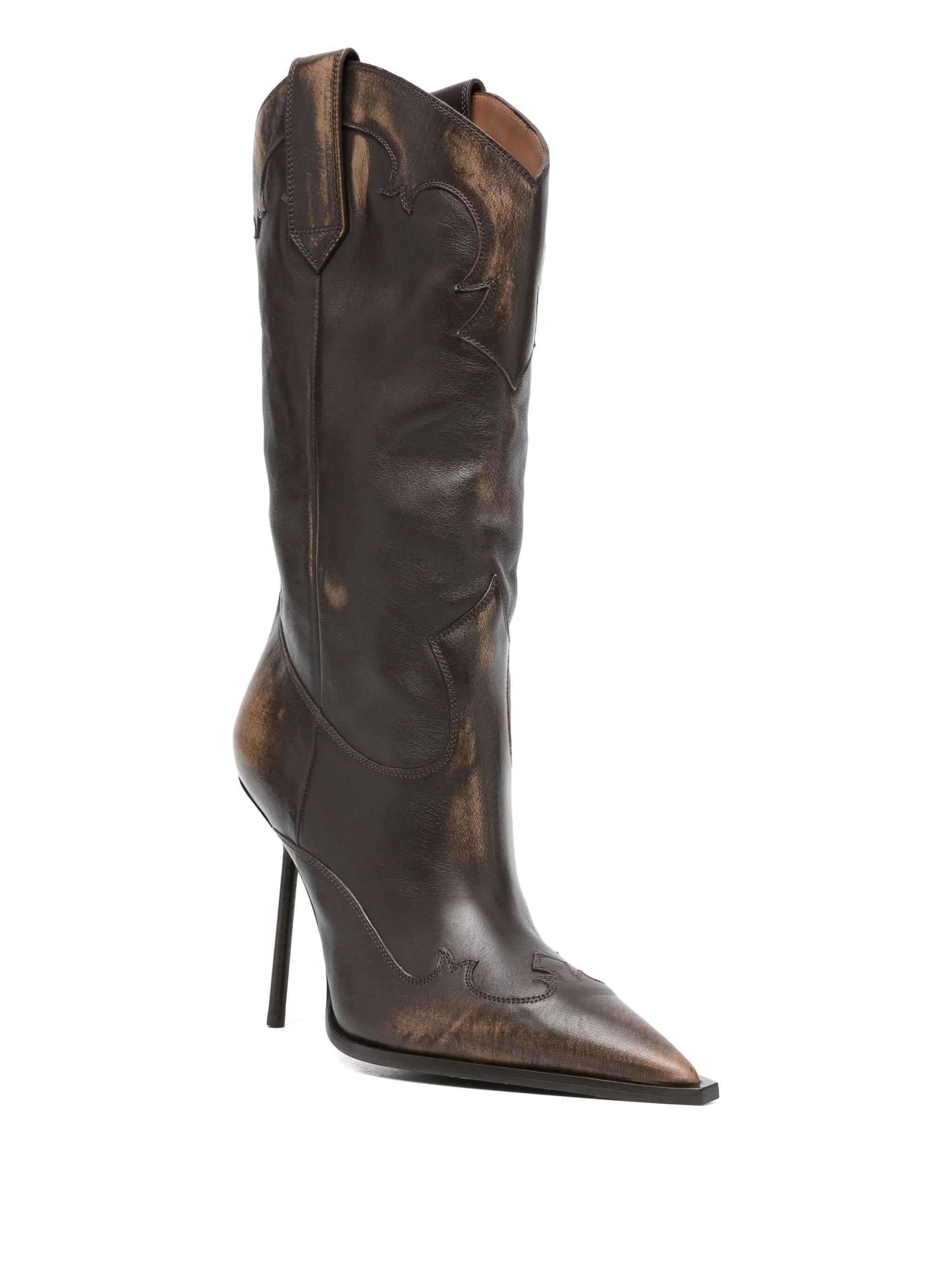 Paris Texas Pointed-toe Stiletto-heel Boots - 2