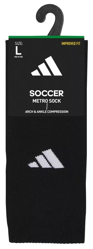 Metro 6 OTC Soccer Socks - White/Black - 5