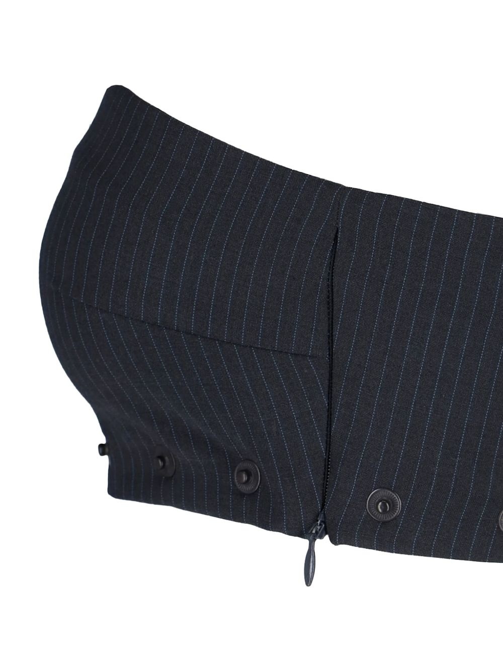 pinstriped bandeau top - 3