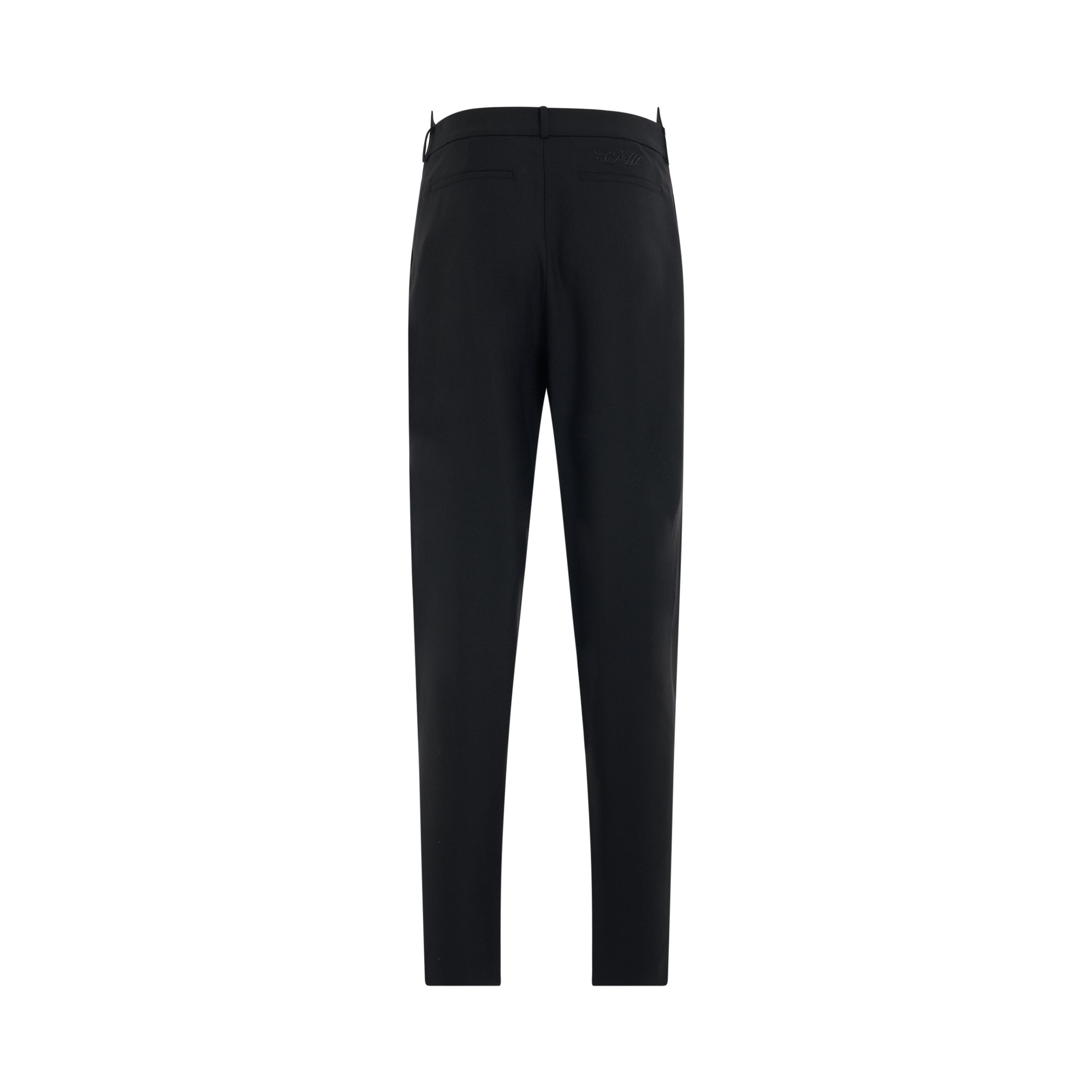 Ablohland Wool Paperbag Pants in Black - 4