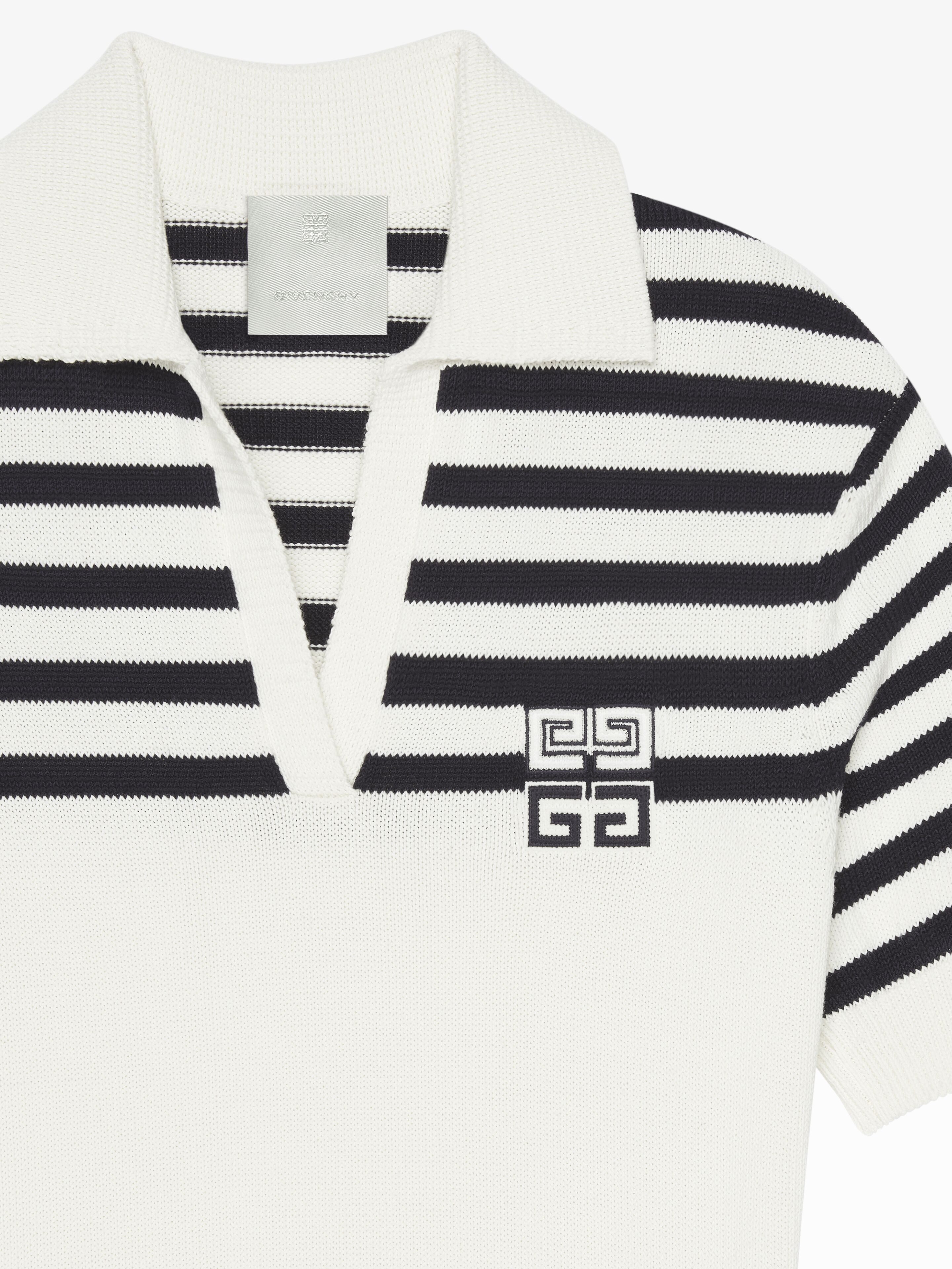 4G STRIPED POLO DRESS IN WOOL AND CASHMERE - 5