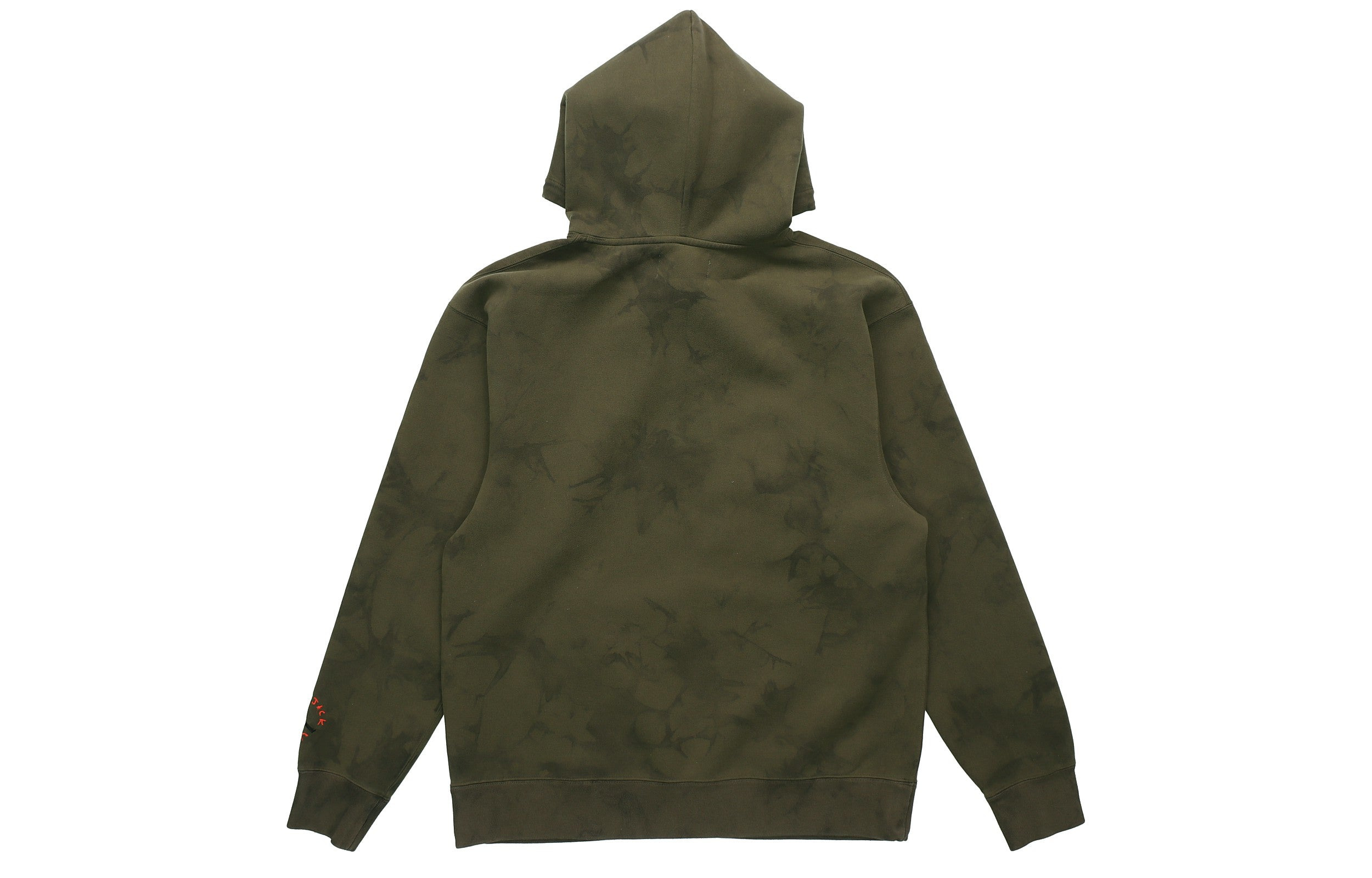 Air Jordan x Cactus Jack by Travis Scott Washed Suede Hoodie 'Medium Olive' CN3422-222 - 2
