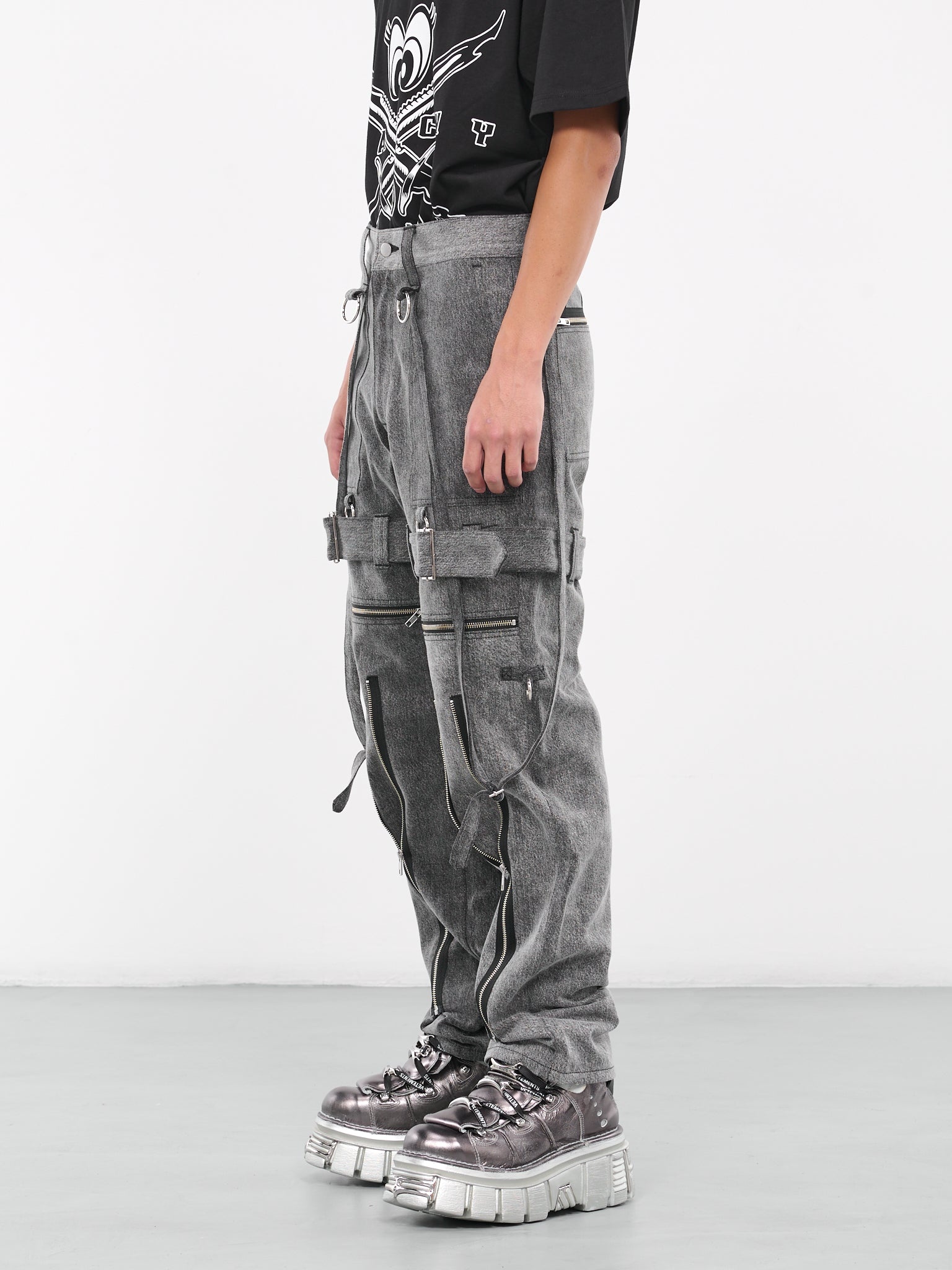 Chemical Denim Pants - 2