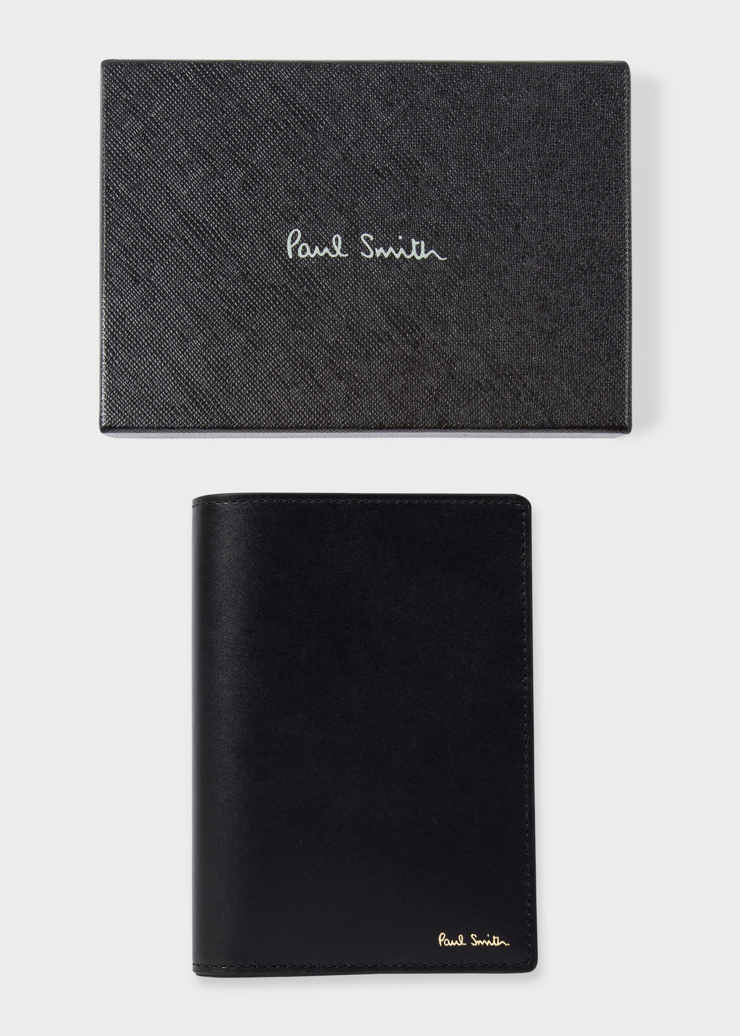 'Signature Stripe' Leather Passport Cover - 2