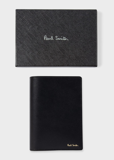 Paul Smith 'Signature Stripe' Leather Passport Cover outlook