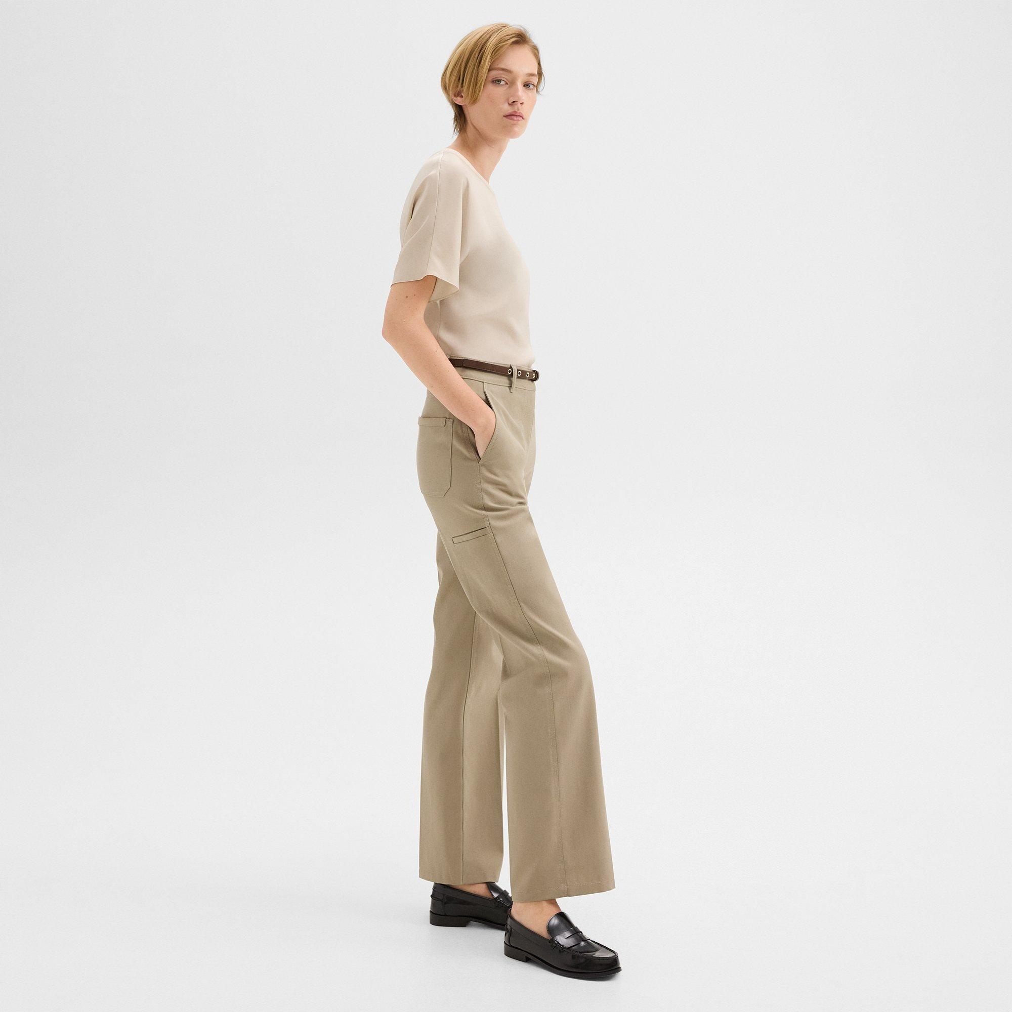 Straight Pant in Gabardine - 3