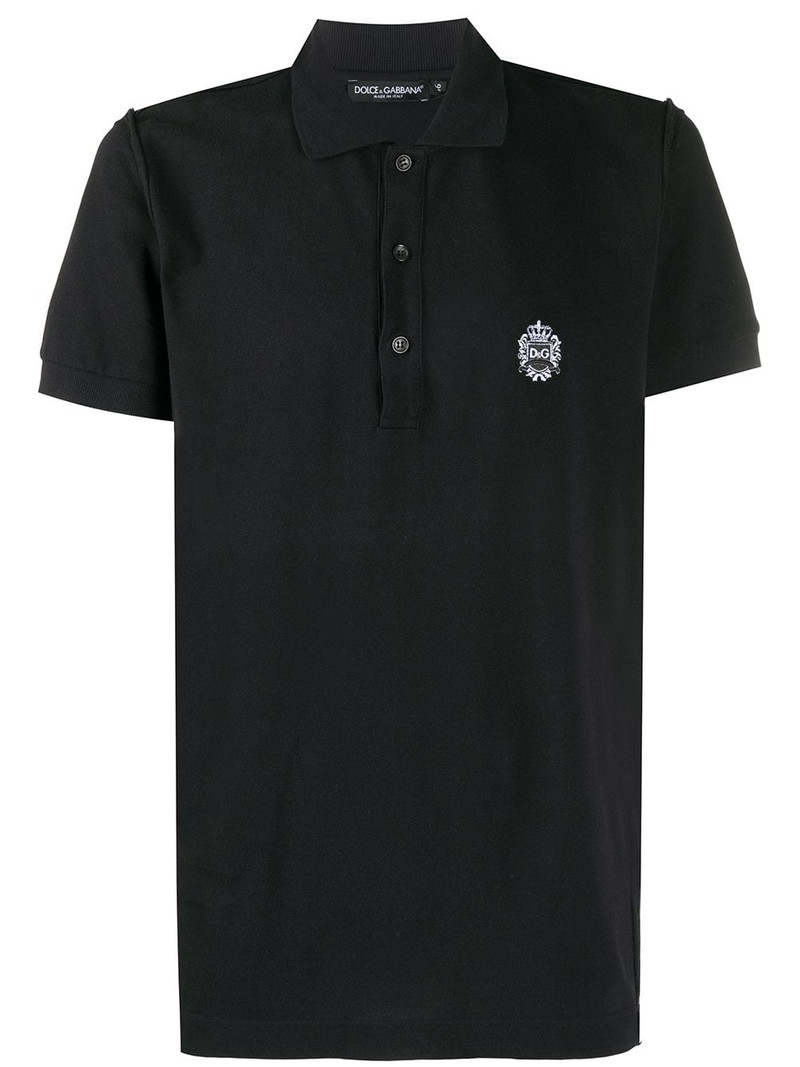 embroidered logo polo shirt 1