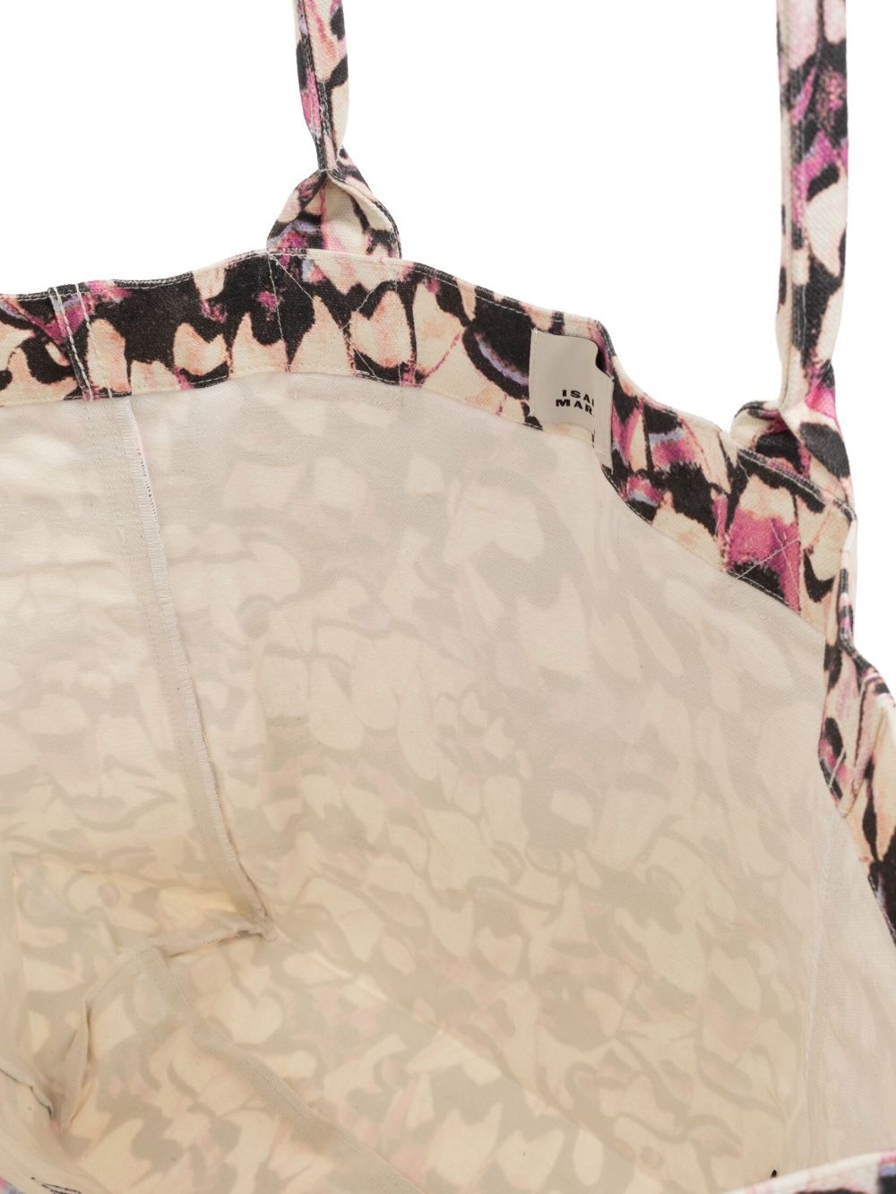 patterned canvas tote bag - 6